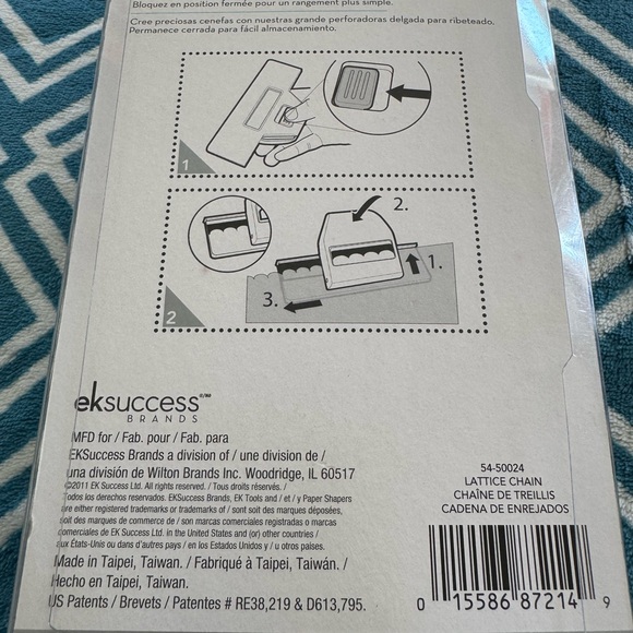 Large Edge Punch - Black and Silver - Picture 2 of 2